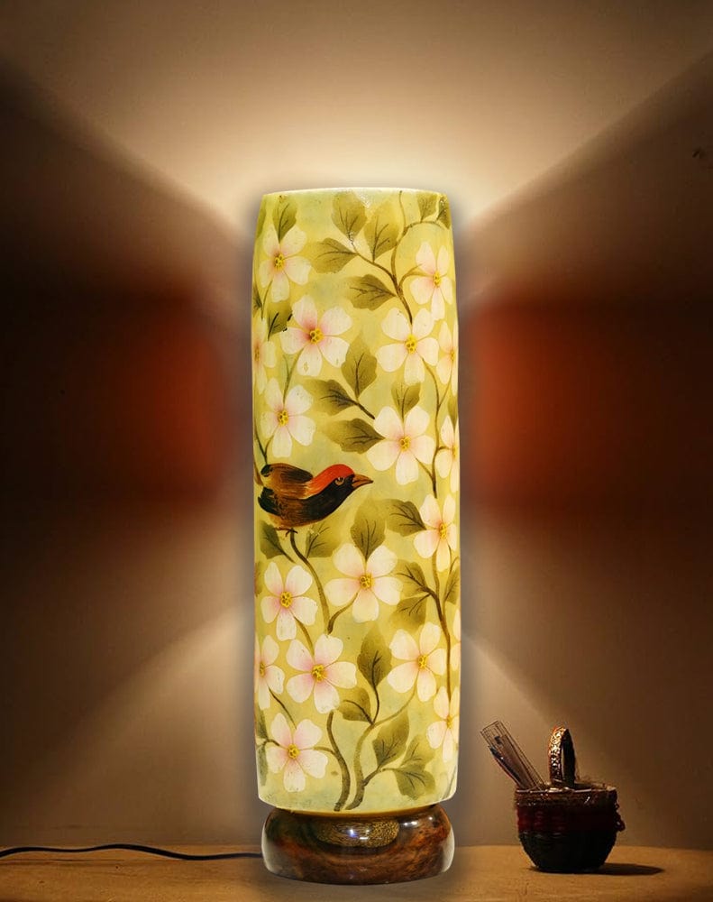 Sparrow Perch Camel lamp - Artisans Handmade & Hand Painted Table Lamp